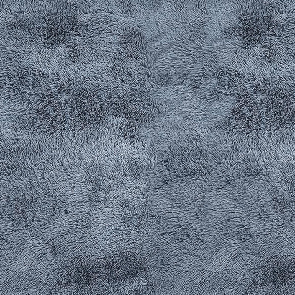 5 X 7 Gray Shag Non Skid Area Rug Image 8