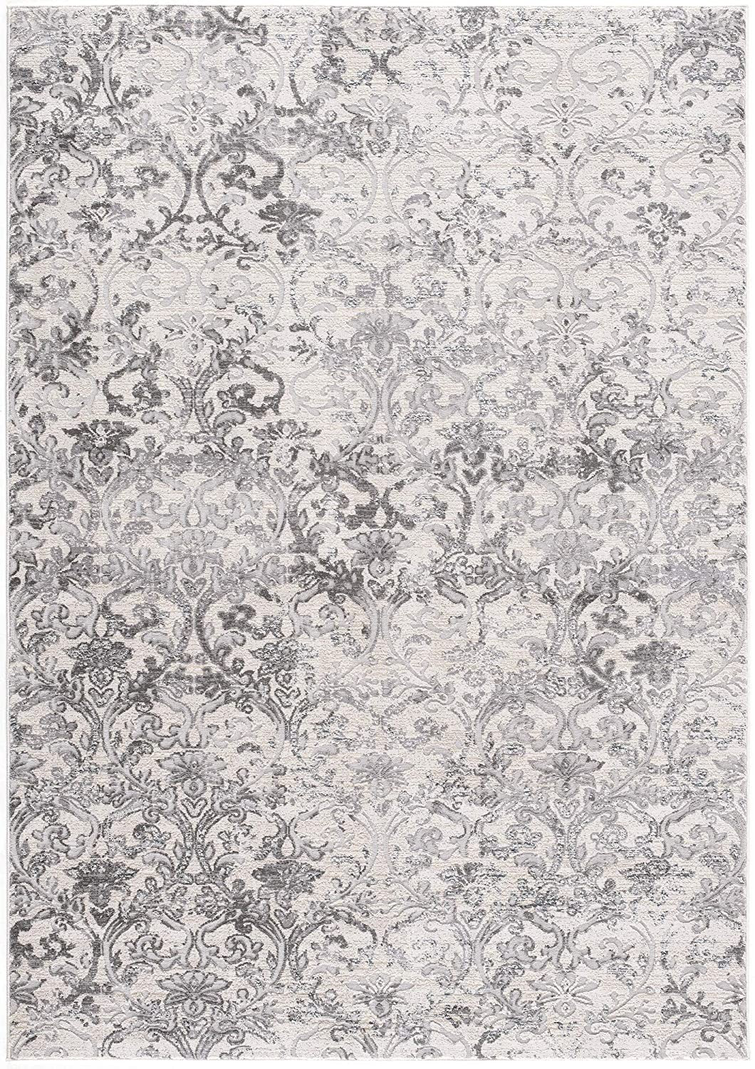 5 X 8 Cream Toile Power Loom Area Rug Image 5