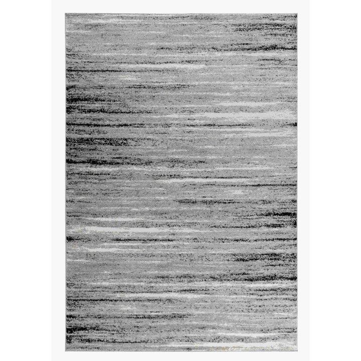 5 X 8 Grey Abstract Area Rug Image 2