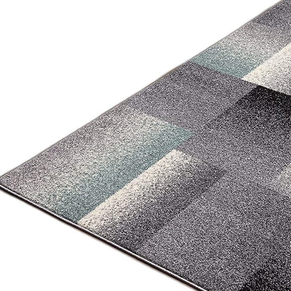 5 X 8 Gray Modern Geometric Area Rug Image 7