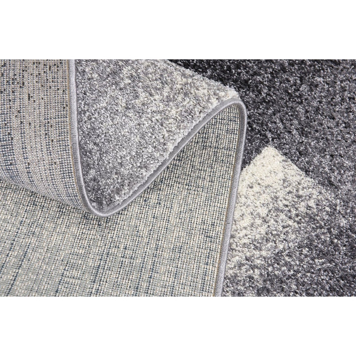 5 X 8 Gray Modern Geometric Area Rug Image 10