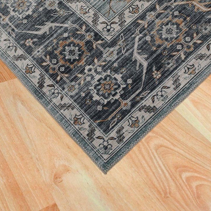 5 X 8 Sage Oriental Power Loom Stain Resistant Area Rug Image 6