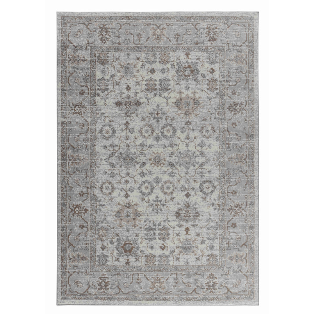 8 X 11 Grey Oriental Area Rug Image 2