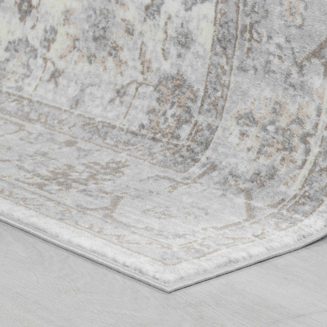 8 X 11 Grey Oriental Area Rug Image 6