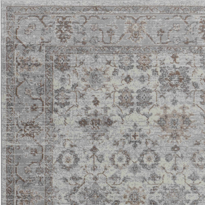 8 X 11 Grey Oriental Area Rug Image 8