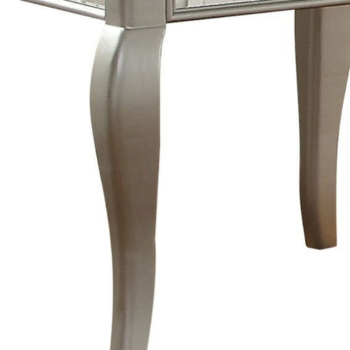 24" Champagne Square End Table Image 2