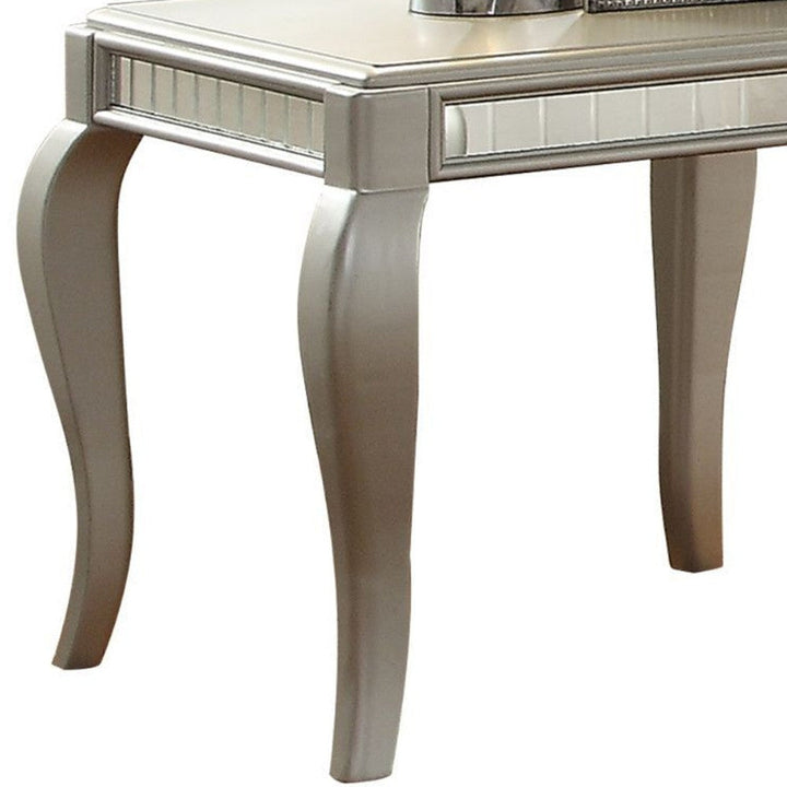 24" Champagne Square End Table Image 3