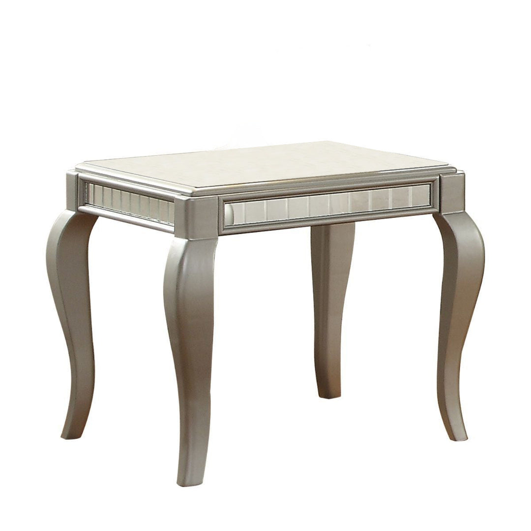 24" Champagne Square End Table Image 5