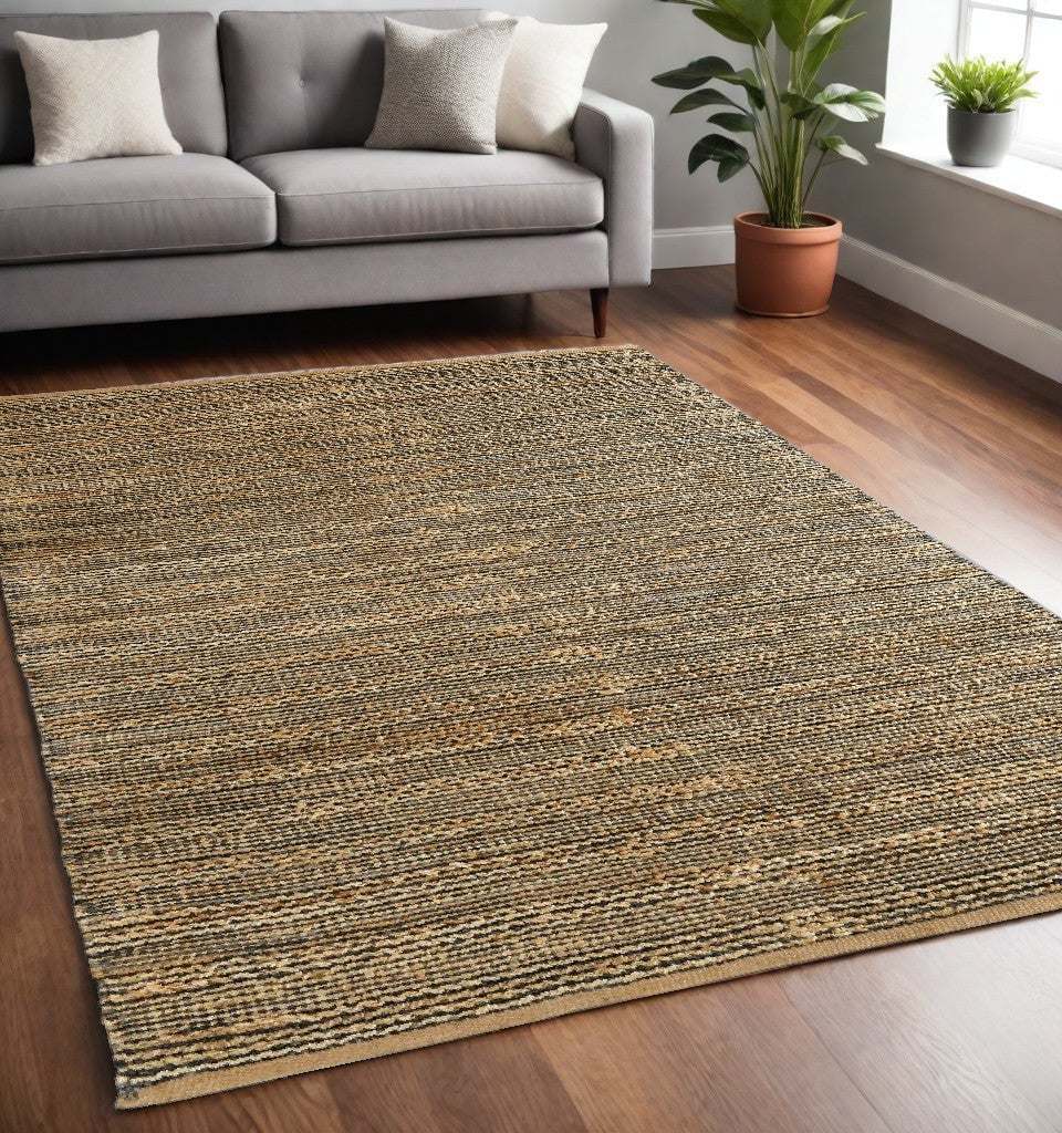 5 x 8 Natural Hand Woven Area Rug Image 1