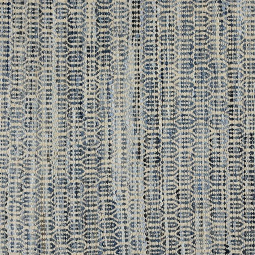 5 x 8 Blue and Gray Area Rug Image 5