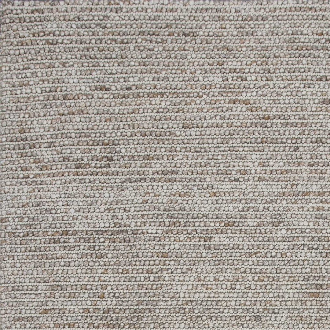 5 X 7 Natural Wool Boucle Berber Style Area Rug Image 3