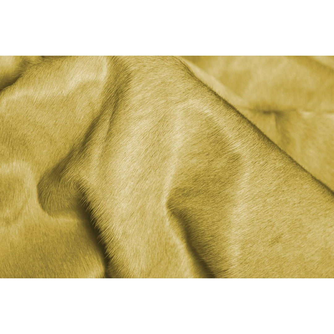 6 X 7 Gold Genuine Cowhide Area Rug Image 12