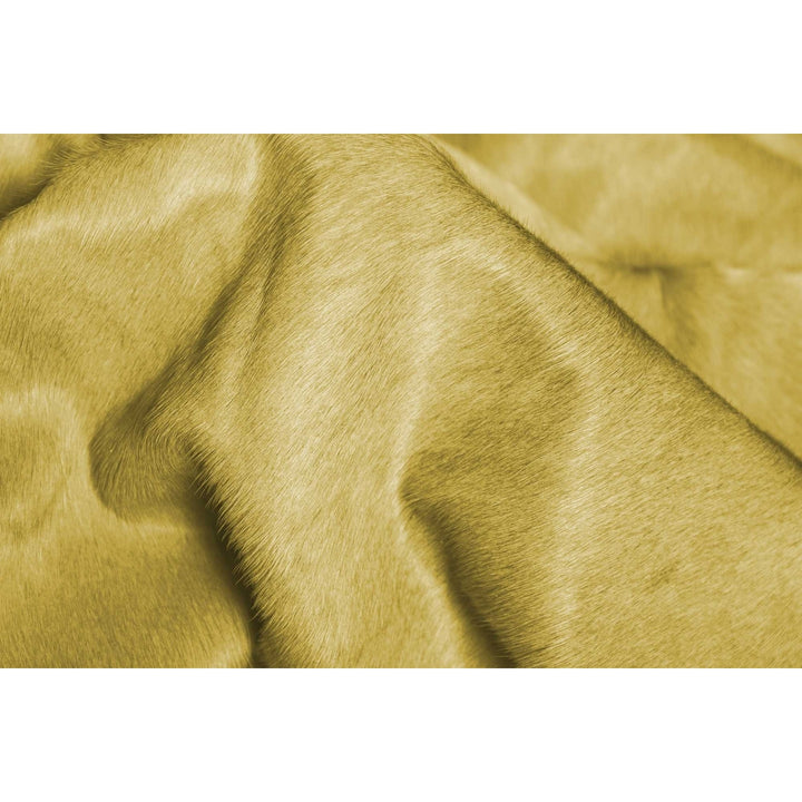 6 X 7 Gold Genuine Cowhide Area Rug Image 12