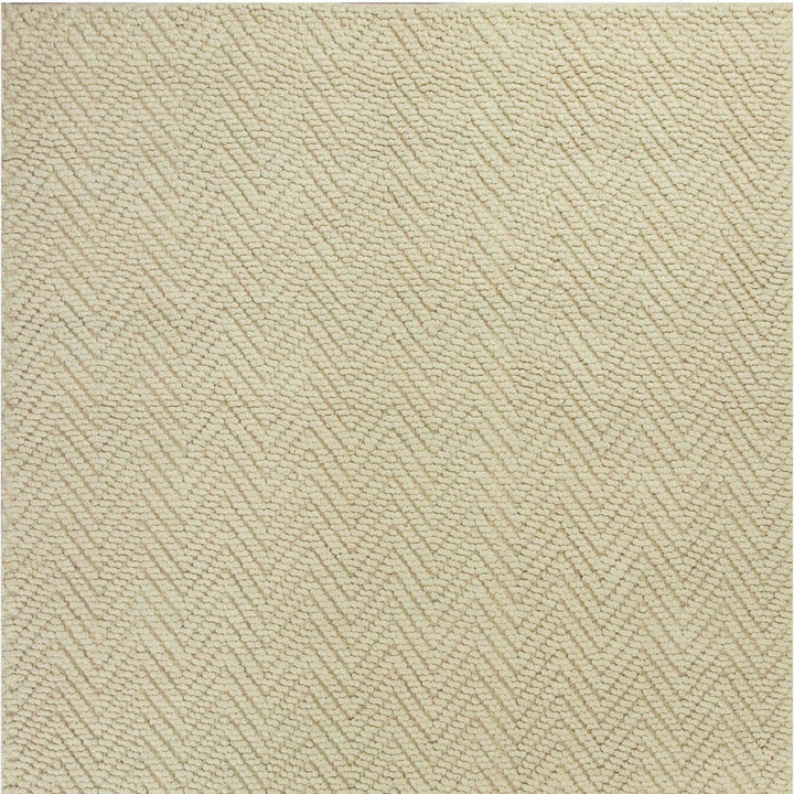 5X8 Ivory Herringbone Hand Woven Jute Indoor Area Rug Image 4