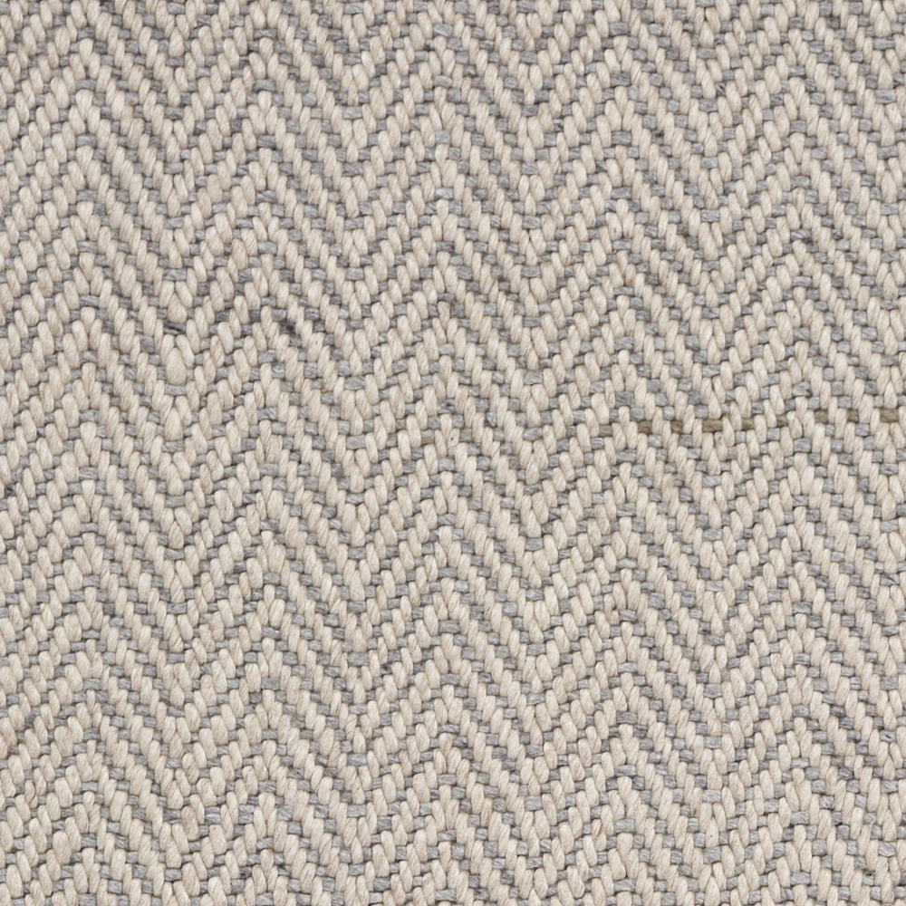 5X8 Oatmeal Beige Hand Woven Houndstooth Indoor Area Rug Image 2