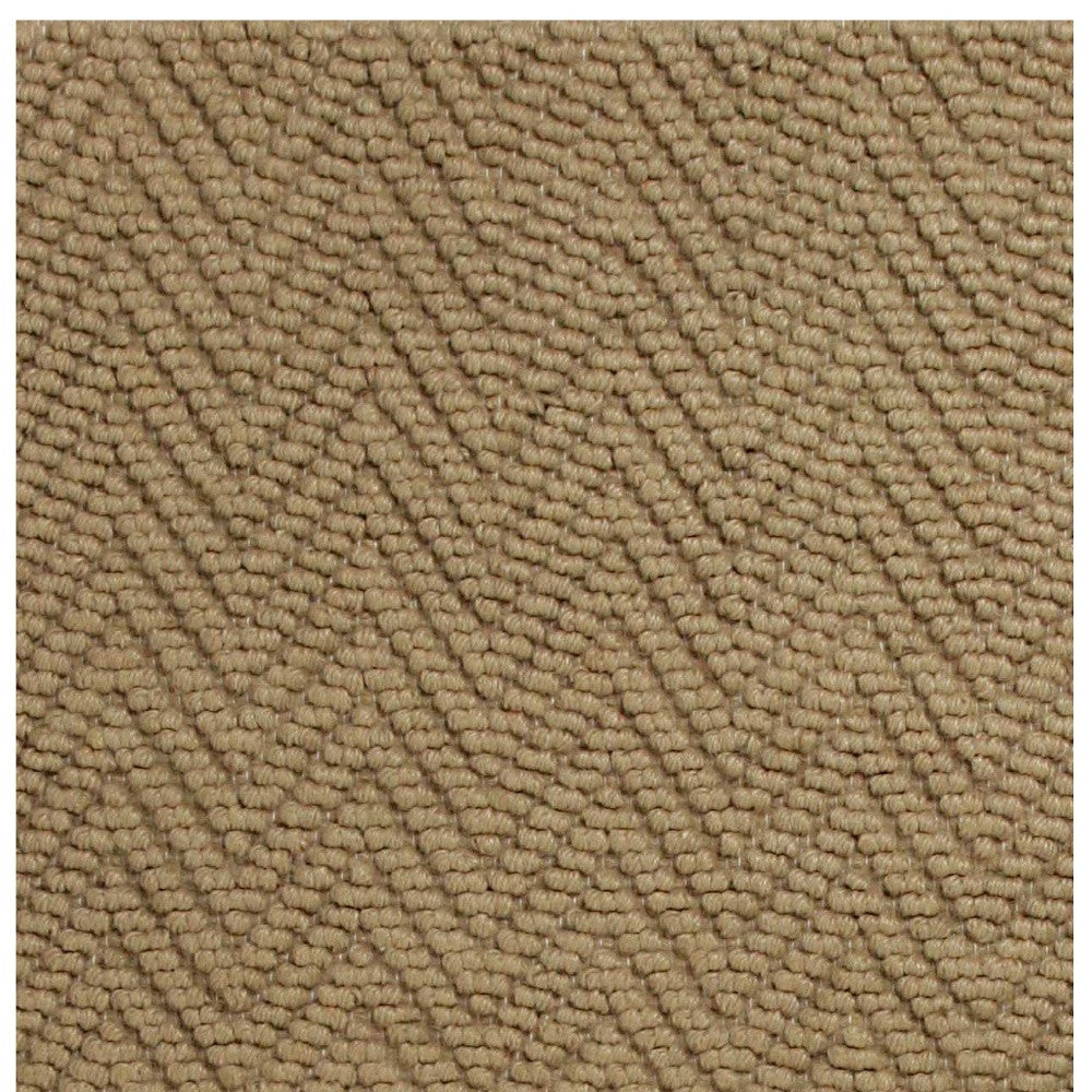 8 Natural Beige Hand Woven Herringbone Jute Indoor Runner Rug Image 3