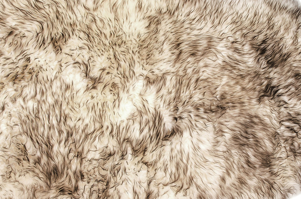 72" X 72" Gradient Chocolate Octo Sheepskin - Area Rug Image 2