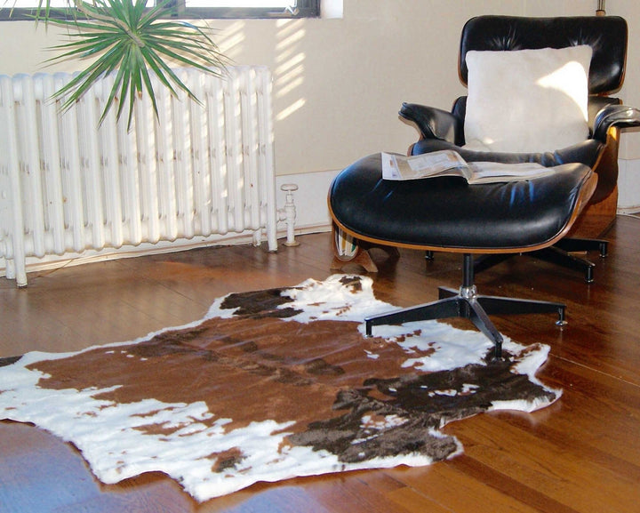 Brown And White Animal Print Area Rug Image 12