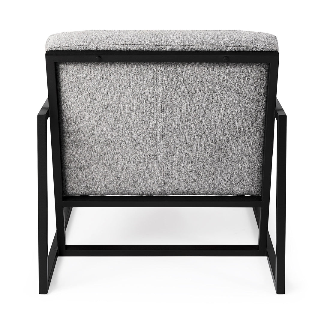 Geo Modern Gray And Black Accent Or Side Chair Image 4