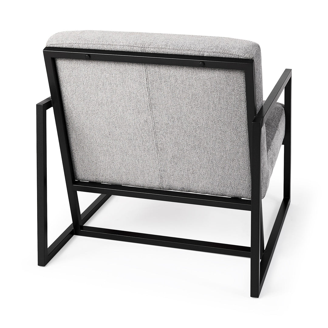 Geo Modern Gray And Black Accent Or Side Chair Image 5