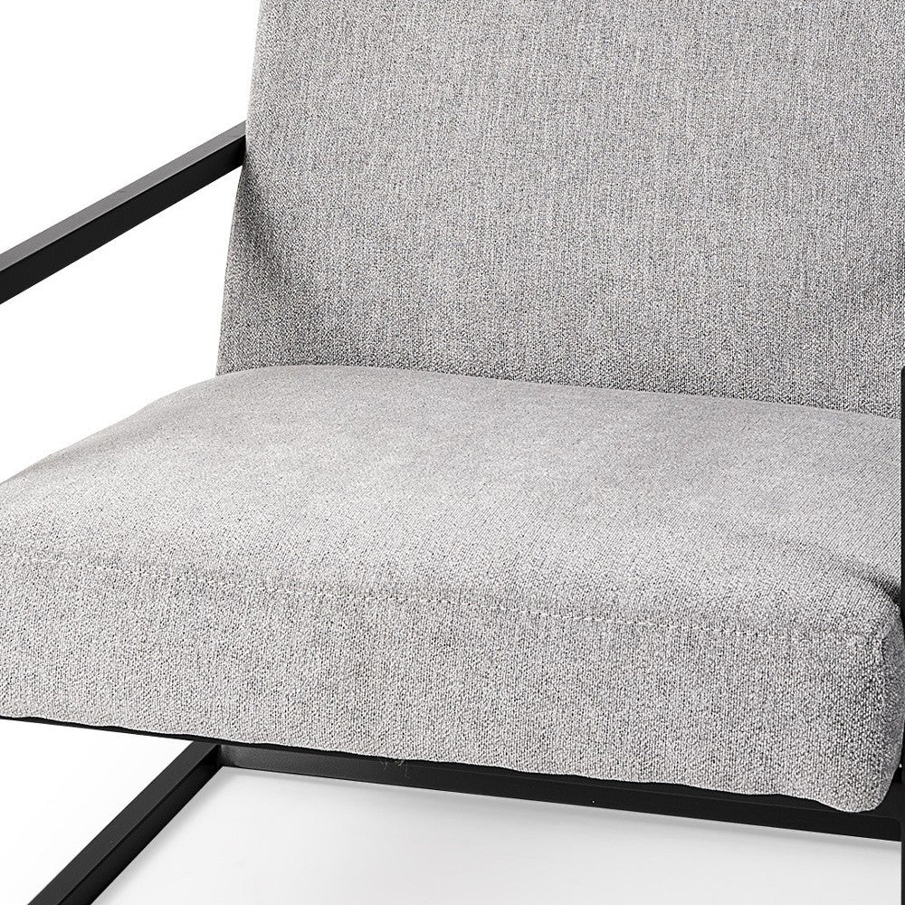 Geo Modern Gray And Black Accent Or Side Chair Image 11