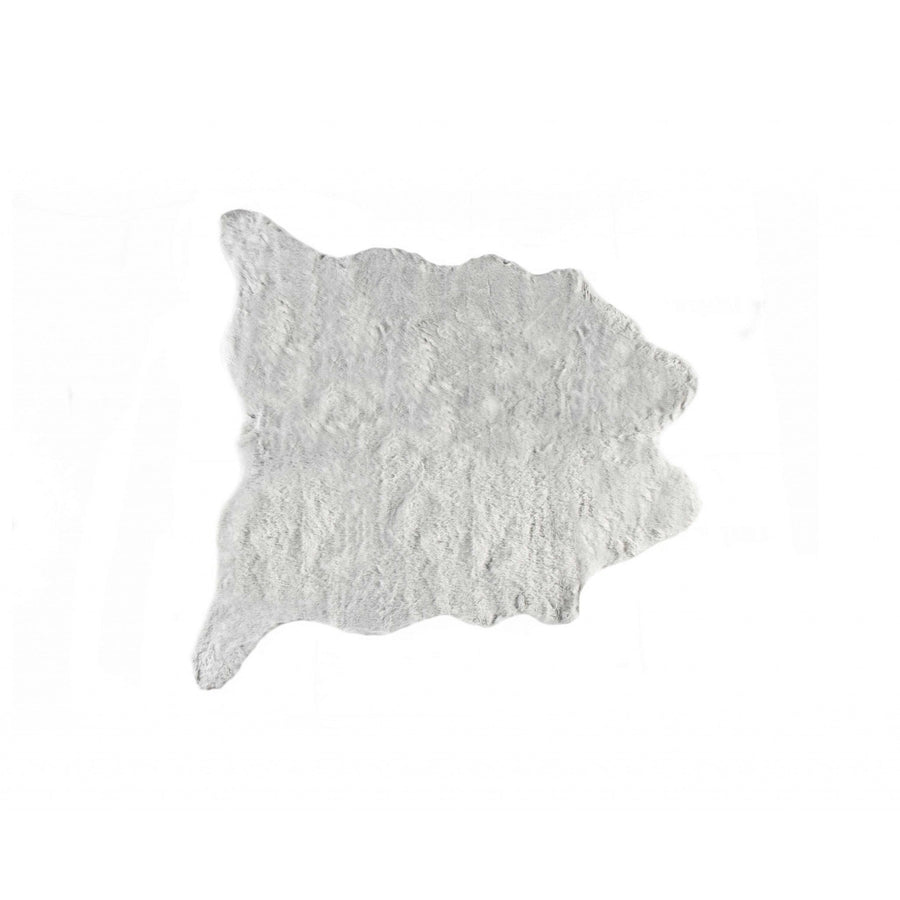 Grey Animal Print Area Rug Image 1