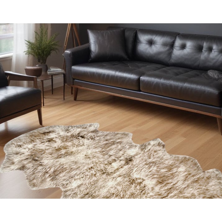 Gradient Chocolate Animal Print Area Rug Image 8