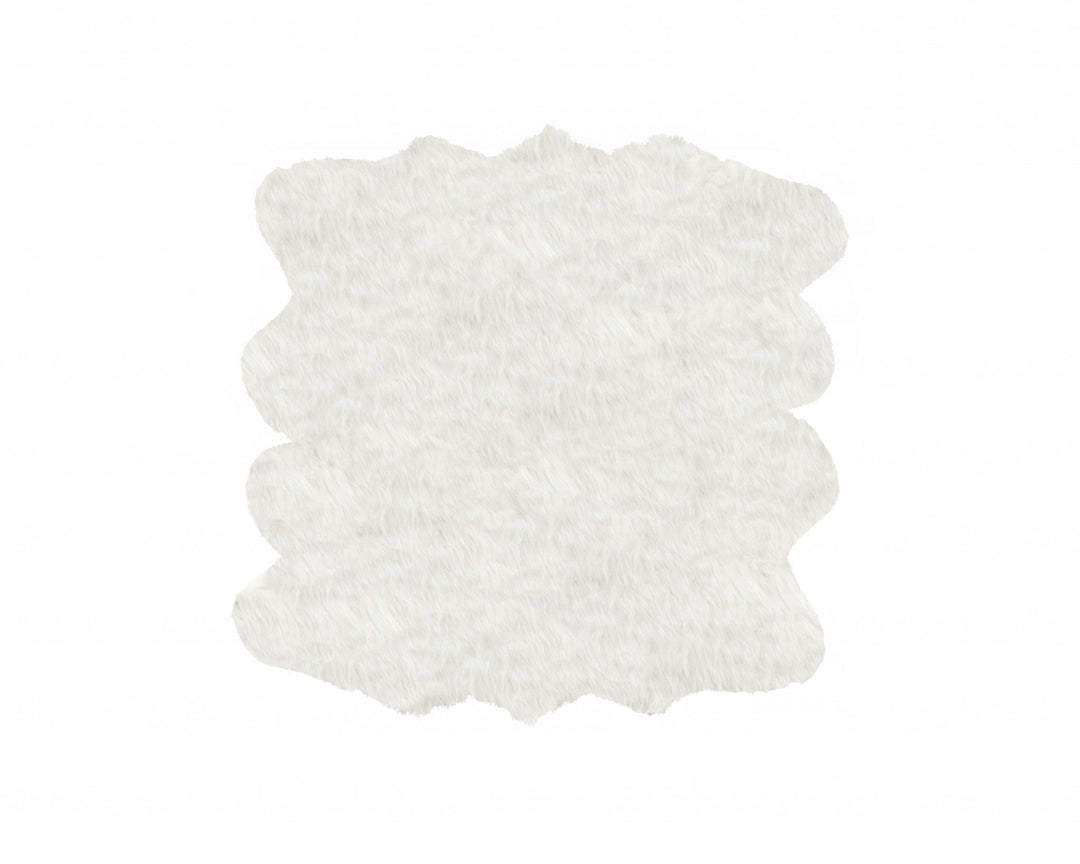 Off White Animal Print Area Rug Image 4