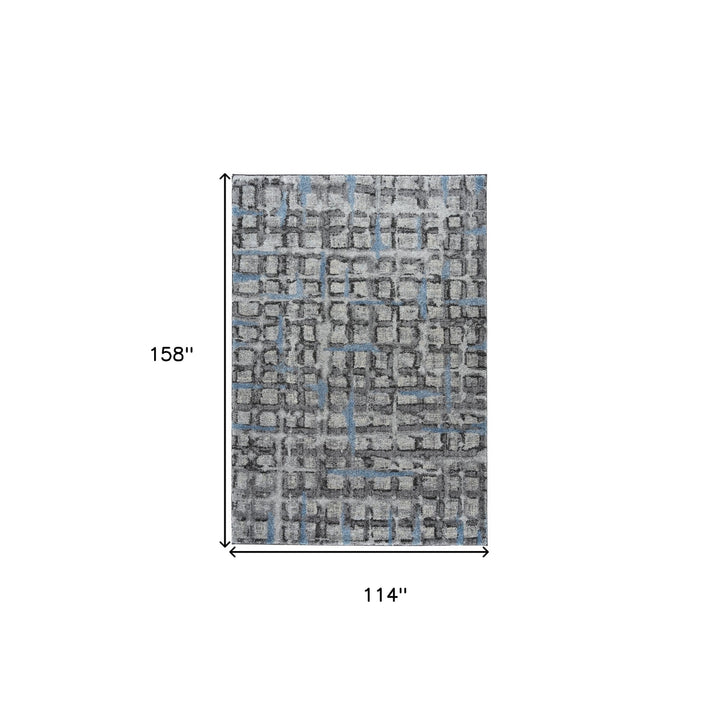 10 X 13 Grey Geometric Area Rug Image 2