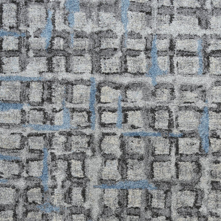 10 X 13 Grey Geometric Area Rug Image 3