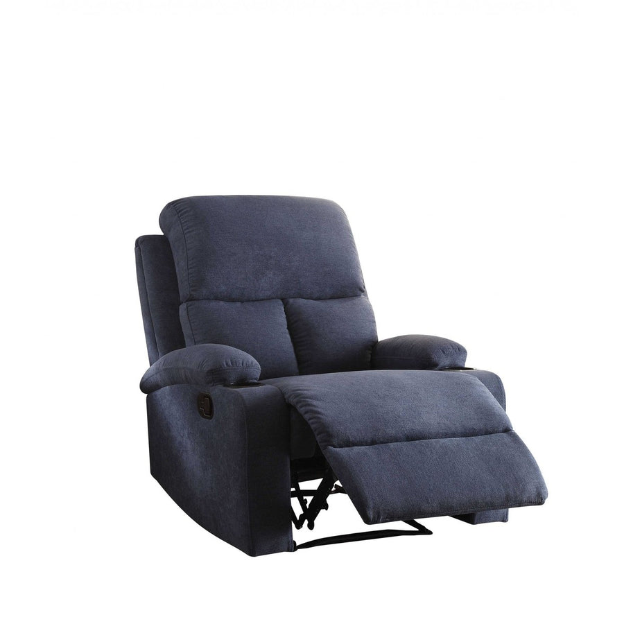 32" Gray Linen Recliner Image 1