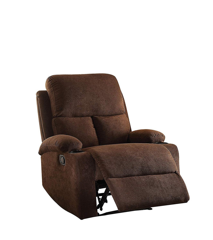 32" Gray Linen Recliner Image 8