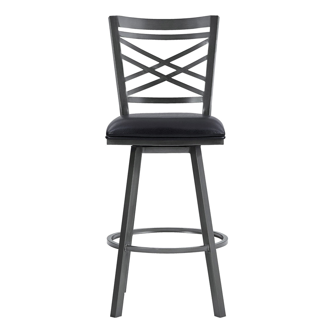 30" Iron Bar Height Bar Chair Image 3