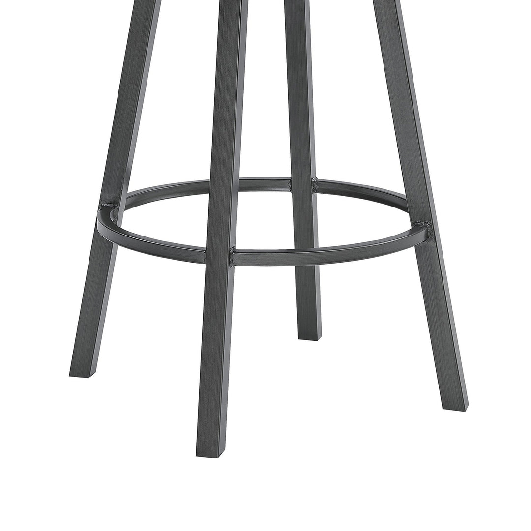 30" Iron Bar Height Bar Chair Image 7