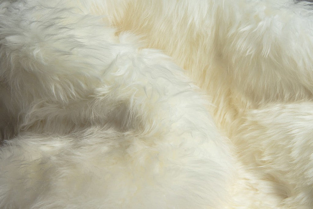 3 X 5 Trio Natural Sheepskin Area Rug Image 2