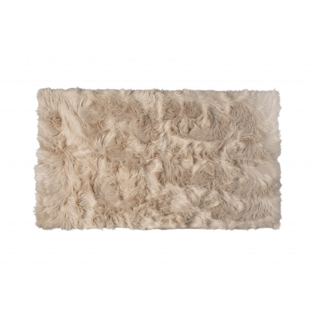 3 X 5 Taupe Non Skid Area Rug Image 3