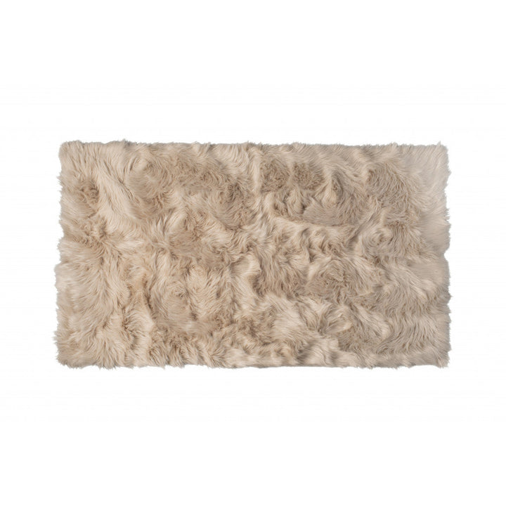 3 X 5 Taupe Non Skid Area Rug Image 3