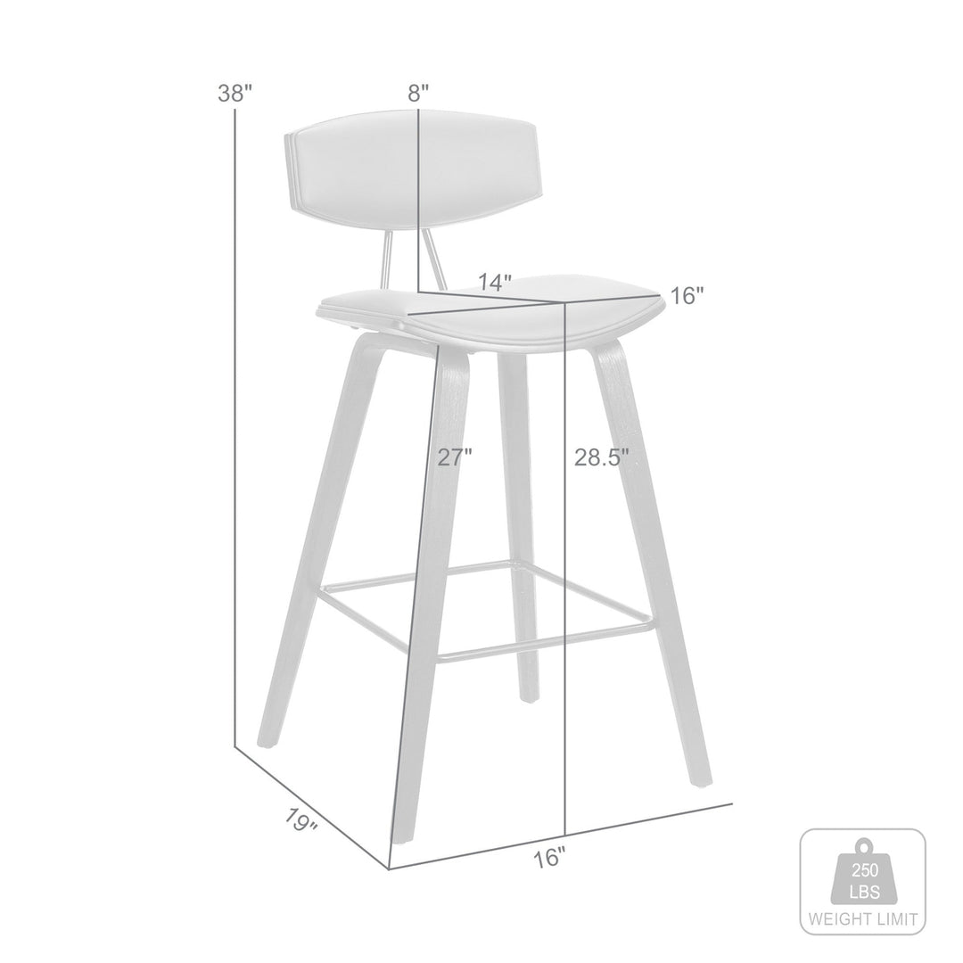 29" Low Back Bar Height Bar Chair Image 11