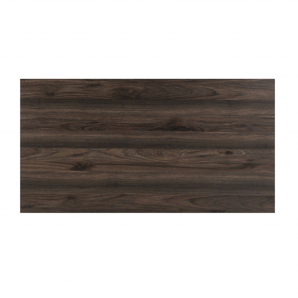 43" Walnut Rectangular Lift Top Coffee Table Image 1