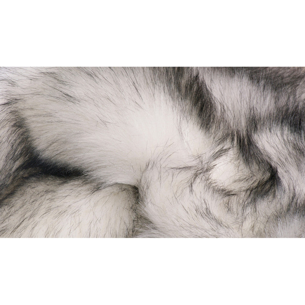 5 X 6 Grey Ombre Faux Sheepskin Non Skid Area Rug Image 2