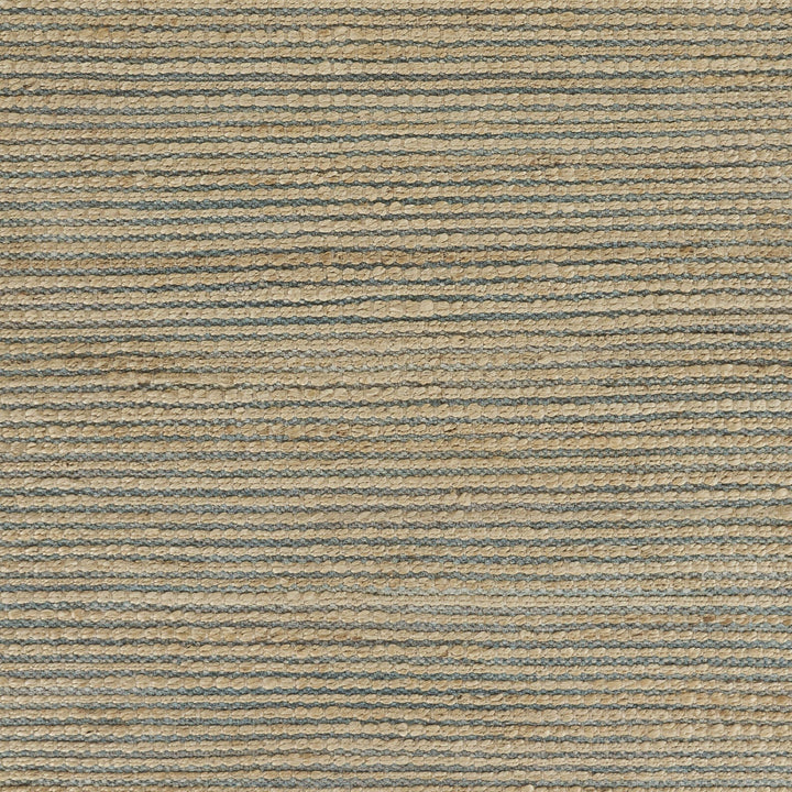 5 x 8 Tan and Blue Undertone Striated Area Rug Image 5