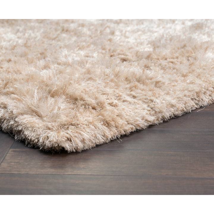 5 X 8 Tan Hand Woven Area Rug Image 3