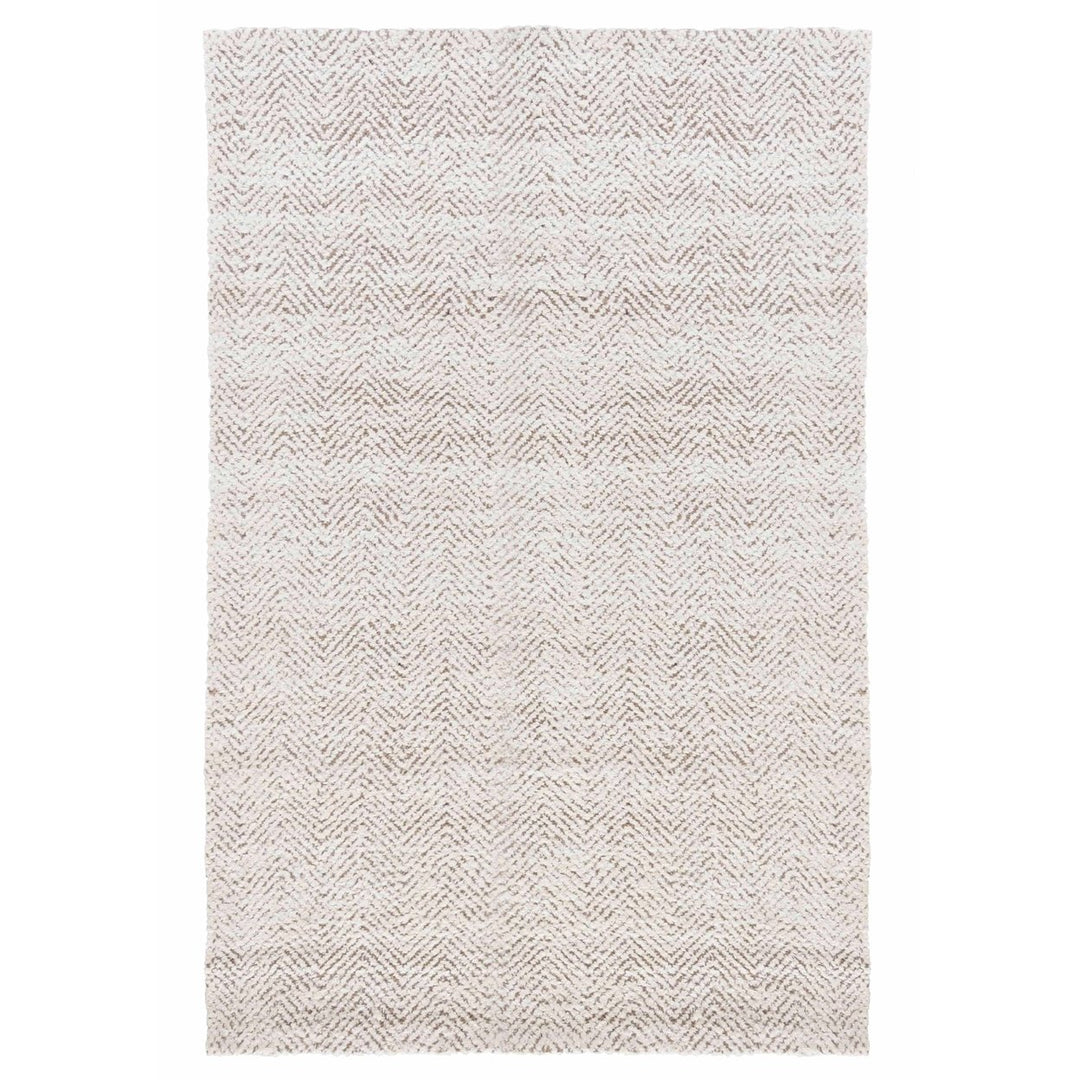 8 X 10 Ivory Hand Woven Stain Resistant Area Rug Image 1