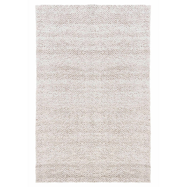 8 X 10 Ivory Hand Woven Stain Resistant Area Rug Image 1