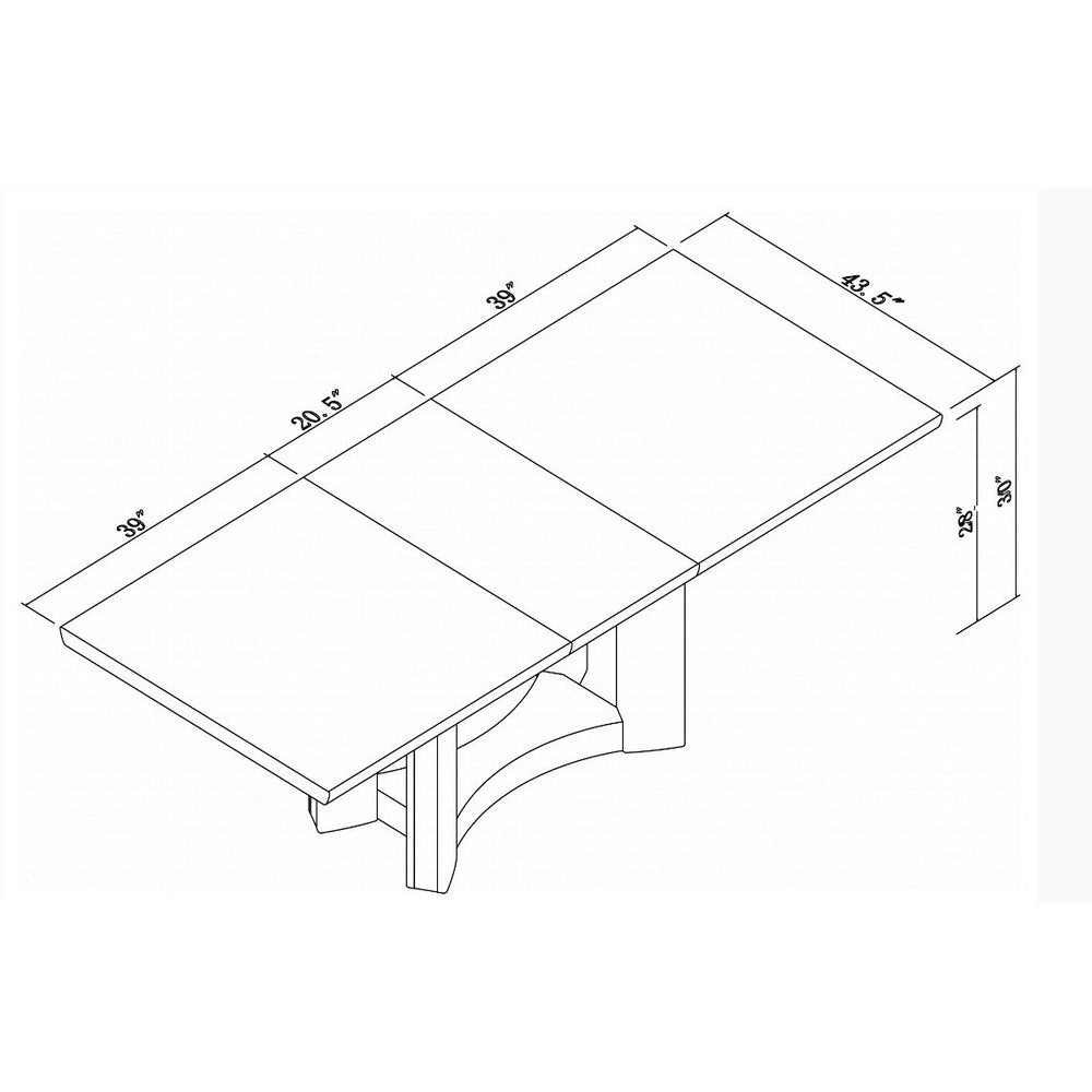 98" White Solid Manufactured Wood Dining Image 2