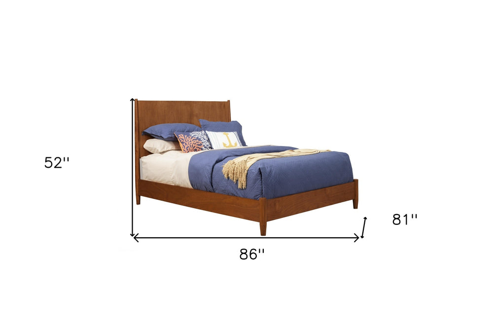 Brown Solid and Manufactured Wood King Bed Image 2