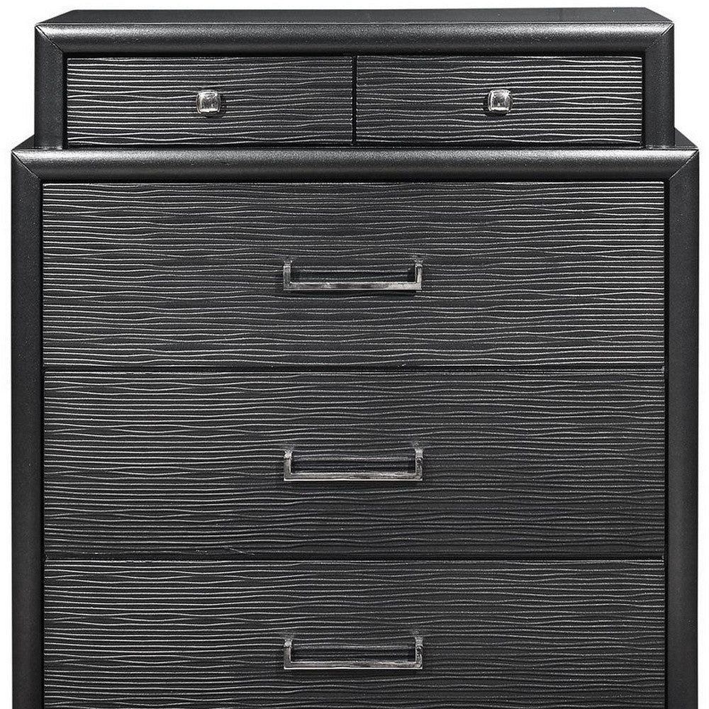 Grey Chest With 6 Drawers Image 7