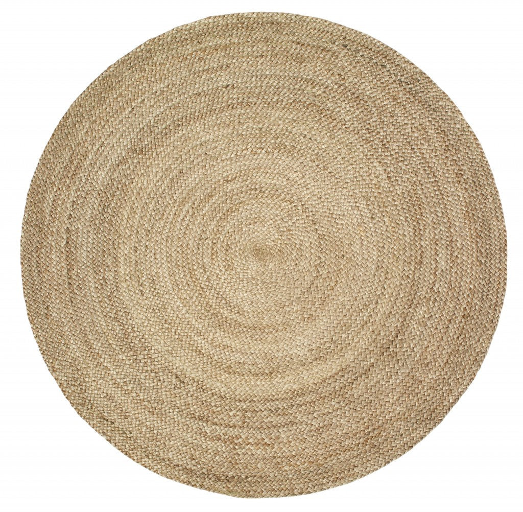 Gray Toned Natural Jute Area Rug Image 1