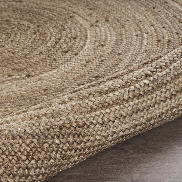 Gray Toned Natural Jute Area Rug Image 5