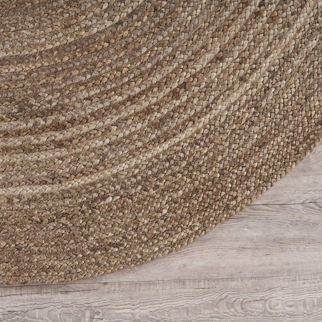 Gray Toned Natural Jute Area Rug Image 6